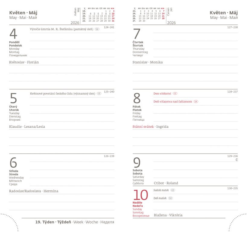 Kapesní koženkové diáře - Kapesní diář Old Karachi modrý