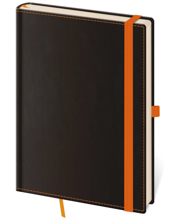 Notebook for Children - Notebook Black Orange L lined