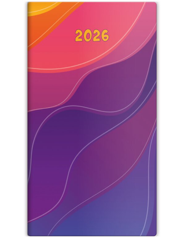 Kapesní koženkové diáře - Čtrnáctidenní diář Napoli design 6