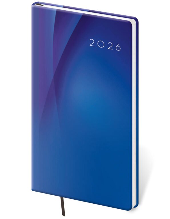 Diáře 2026, plánovací diáře - Kapesní diář Vario Blue design