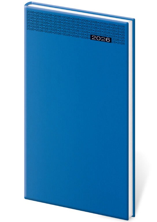 Kapesní koženkové diáře - Kapesní diář Gommato modrý