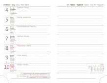 Diáře 2026, plánovací diáře - Kapesní diář Vario Matragi Red s gumičkou