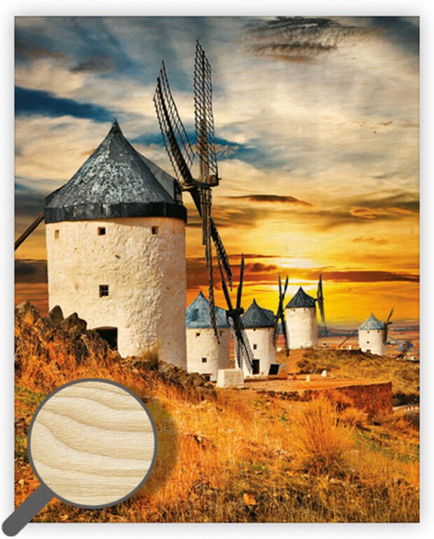 Dřevěný obraz Mills