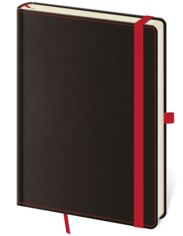 Notebook for Children - Notebook Black Red L lined