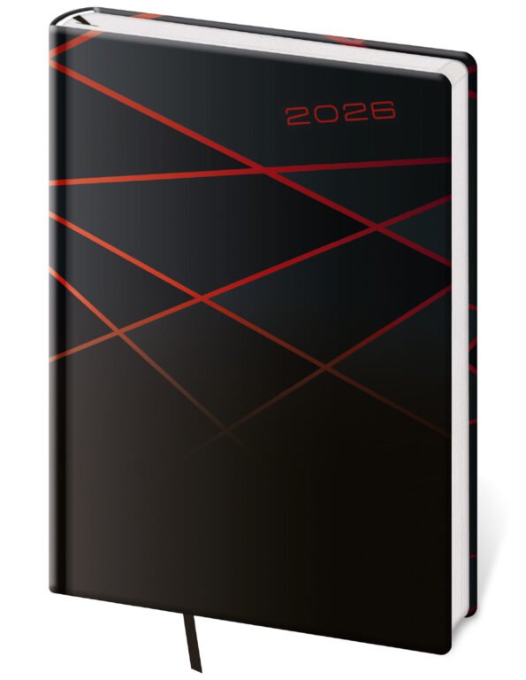 Týdenní diář A5 Vario Black design