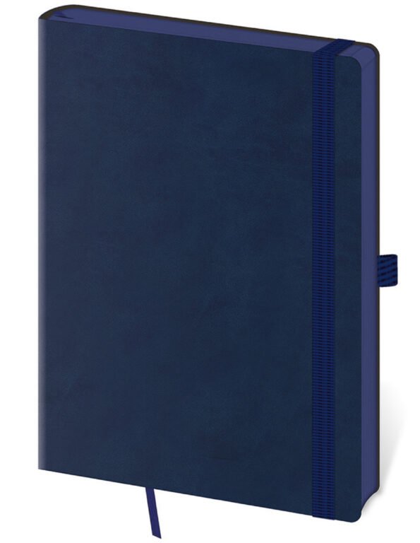 Notebook Memory L lined Dark Blue