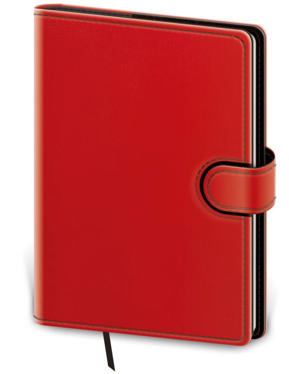 Notebook for Children - Notebook Flip M dot grid red/black