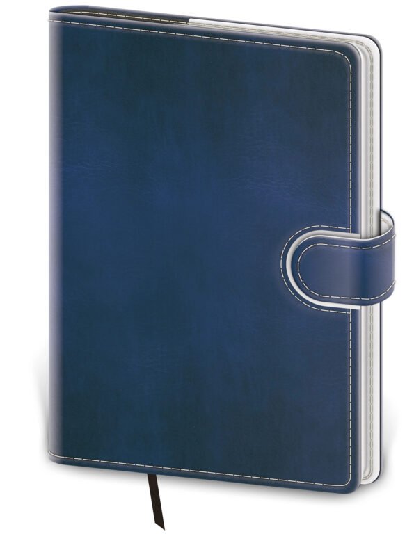 Notebook Flip L dot grid blue/white
