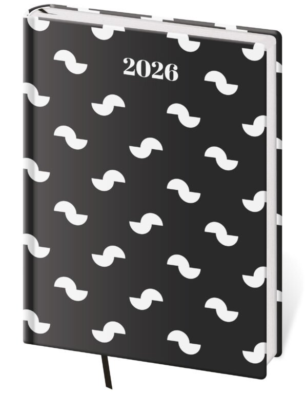 PRINT POP (matná koženka) - Denní diář B6 Vario Lyra Eclipse