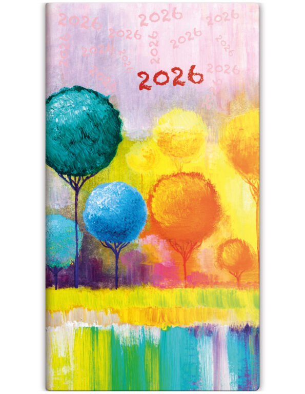 Kapesní koženkové diáře - Čtrnáctidenní diář Napoli design 7