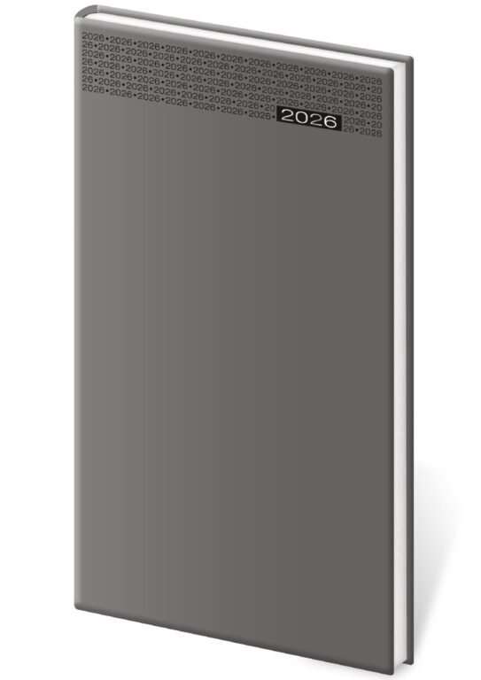 Kapesní koženkové diáře - Kapesní diář Gommato šedý