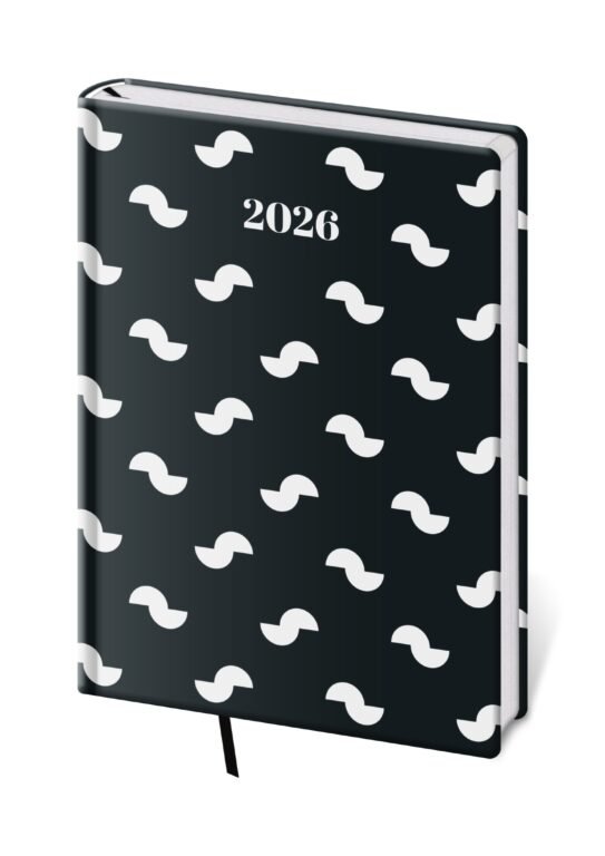 PRINT POP (matná koženka) - Týdenní diář A5 Vario Lyra Eclipse