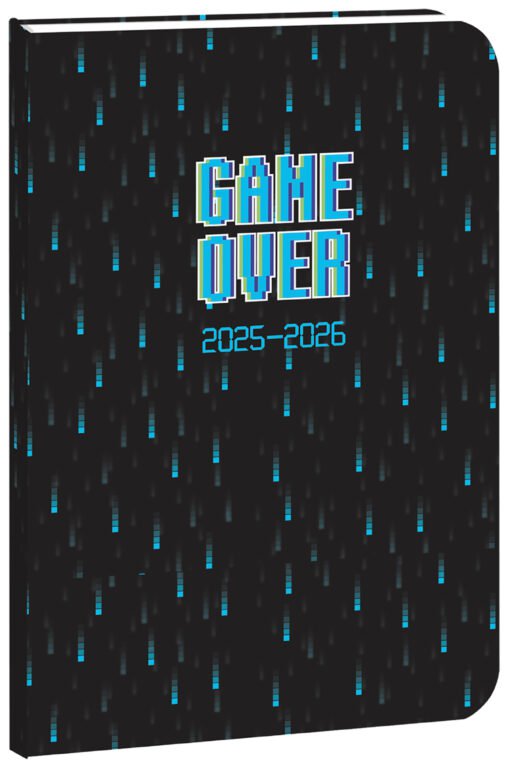 Kapesní koženkové diáře - Školní diář STUDENT Game Over 2025/26 - české kalendárium