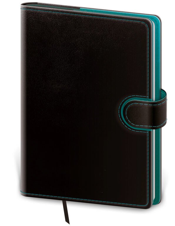 Notebook for Children - Notebook Flip L dot grid black/kerosene