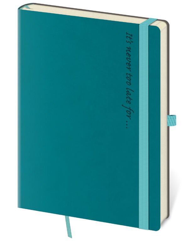 Notebook for Children - Notebook Flexies L dot grid Petrol Blue