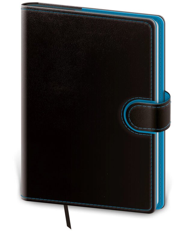 Notebook for Children - Notebook Flip M lined black/blue