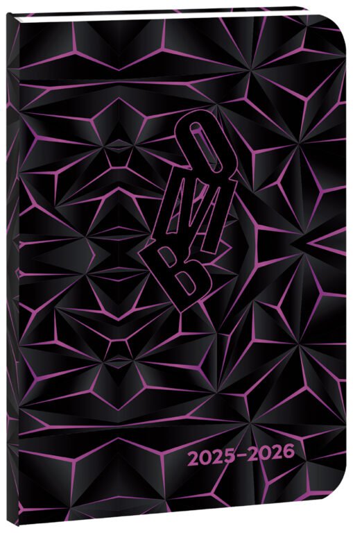 Kapesní koženkové diáře - Školní diář STUDENT OMB 2025/26 - české kalendárium