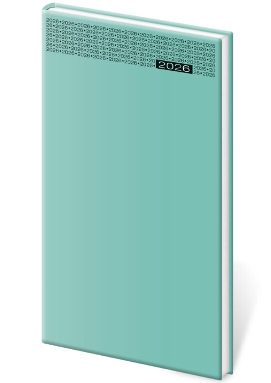 Kapesní koženkové diáře - Kapesní diář Gommato tyrkysový