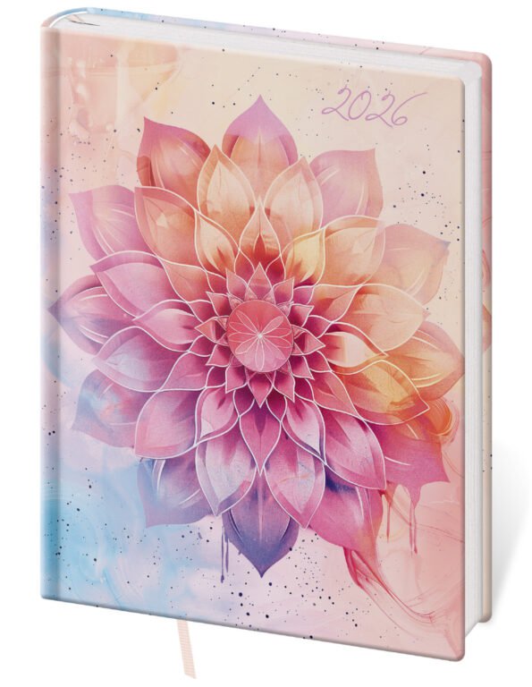 PRINT POP (matná koženka) - Denní diář B6 Vario Lyra Aura