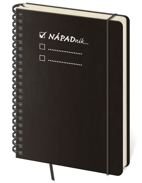 Notebook for Children - Notebook Twin lined L Nápadník black