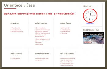 Zorientujte se v čase s námi