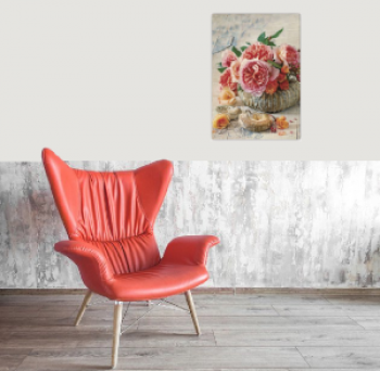 Seriál o bytovém designu a dřevěných obrazech na zeď