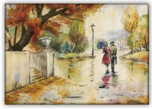 dřevěný obraz na stěnu